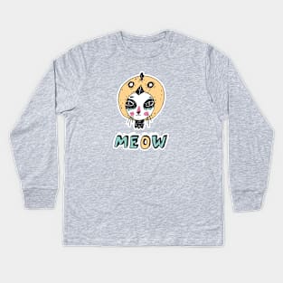 Meow Kids Long Sleeve T-Shirt